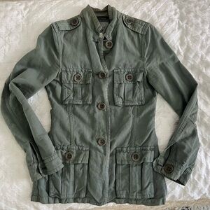 Hartford Olive Utility Jacket